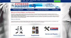 Desktop Screenshot of fitnessmarket.com.au